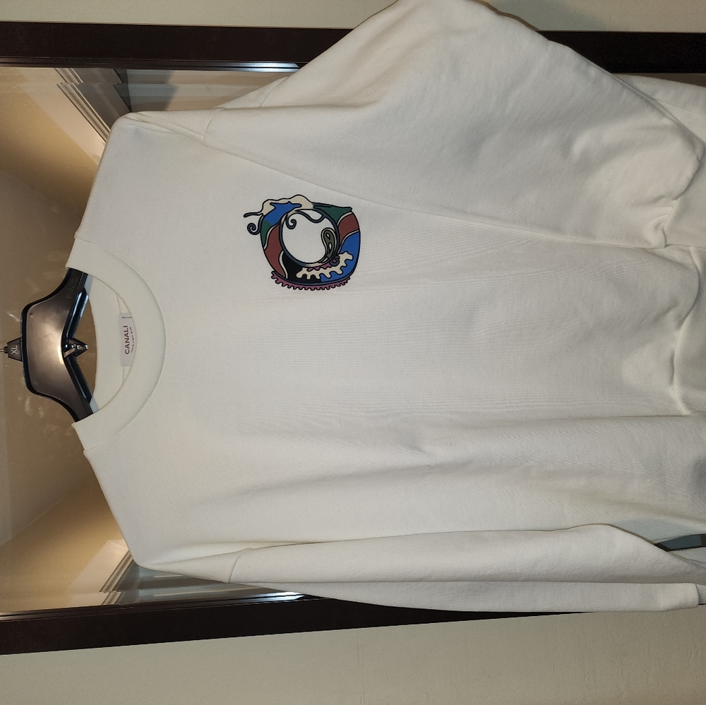 Canali Travels with 8ON8 heavy sweatershirt